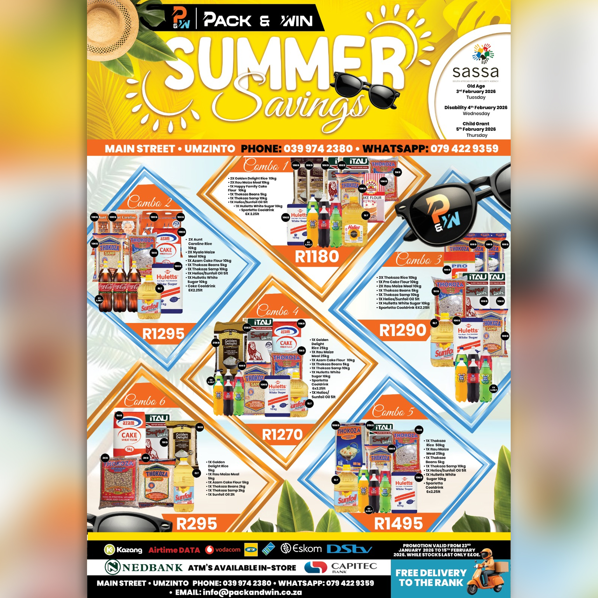 Pack & Win Handbill January 2026
