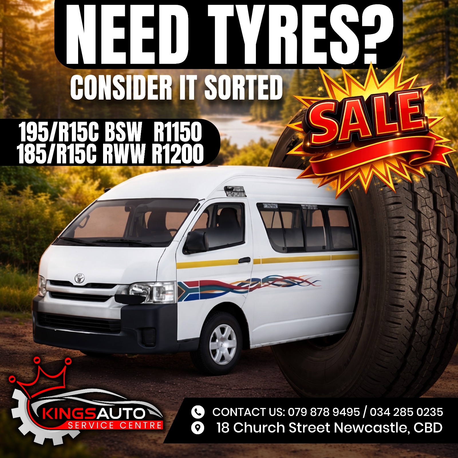 Kings Auto – Newcastle Tyre Promotion