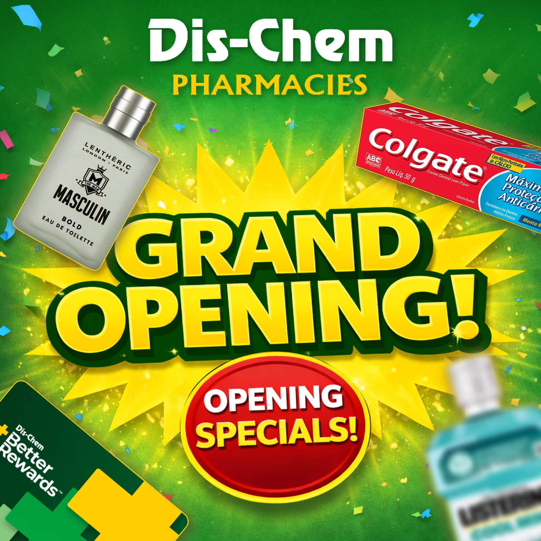 Dis-Chem Newcastle Mall Grand Opening Campaign