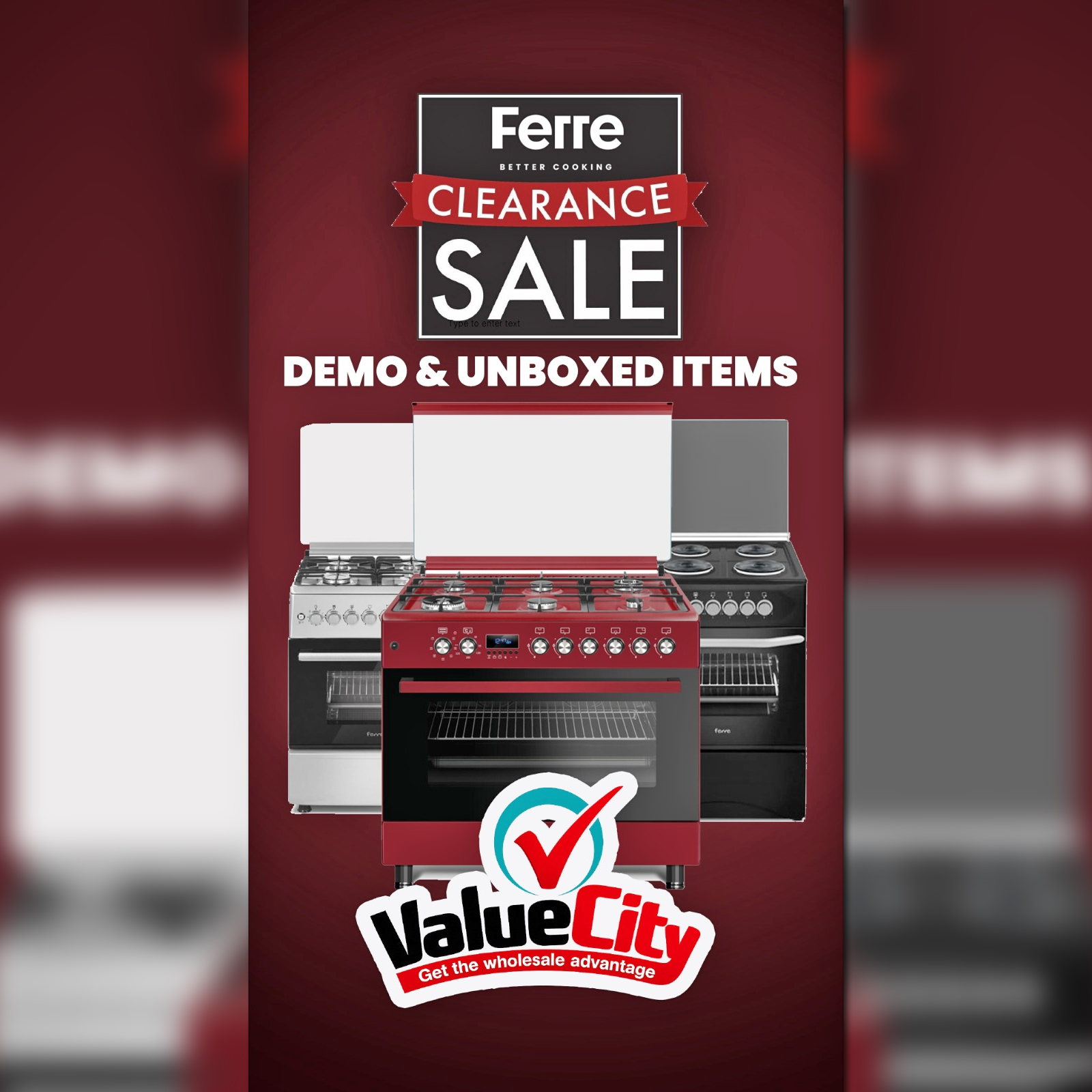 VALUE CITY FERRE CLEARANCE SALE