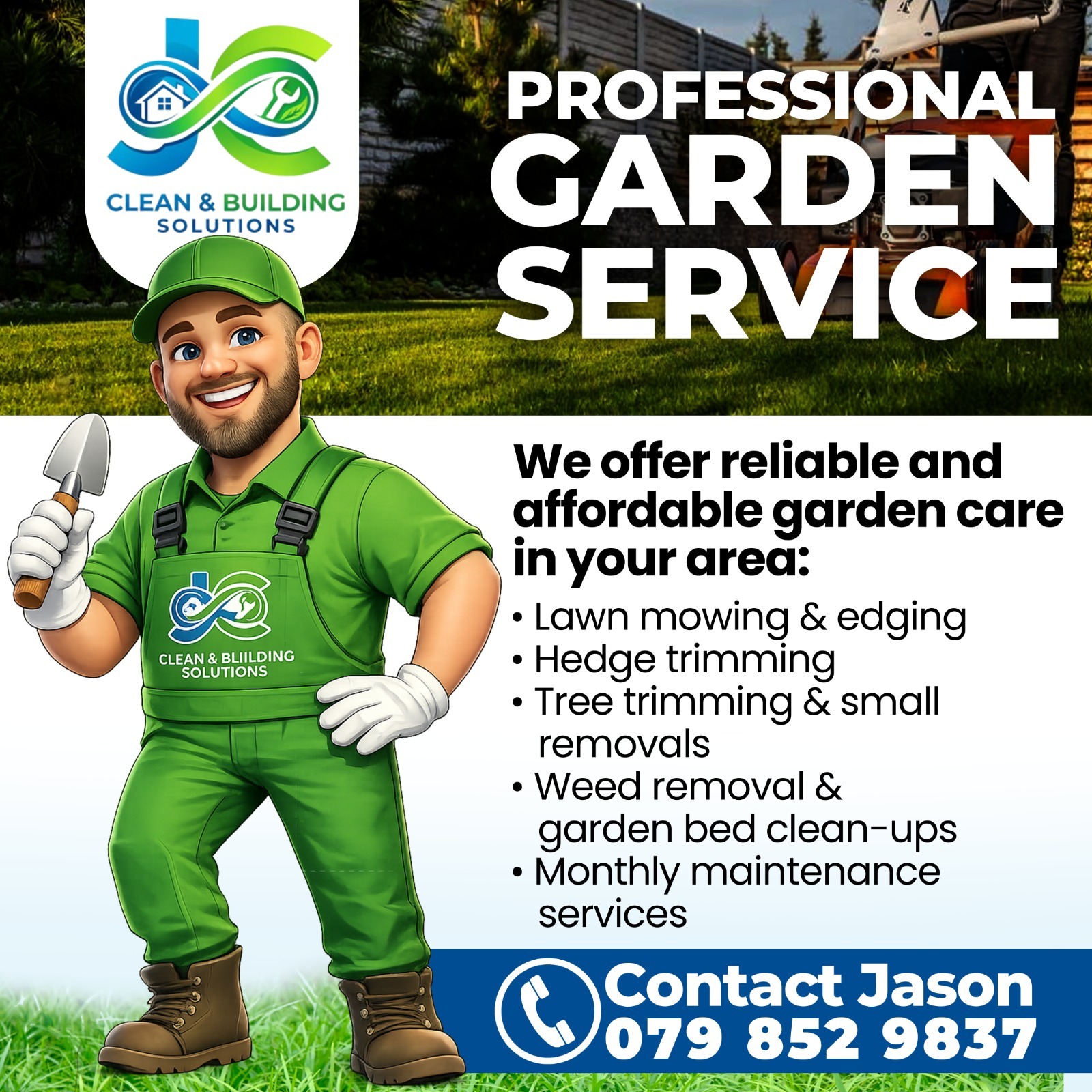 Garden Services Newcastle – Lawn Mowing, Tree Trimming & Maintenance | Clean & Building Solutions